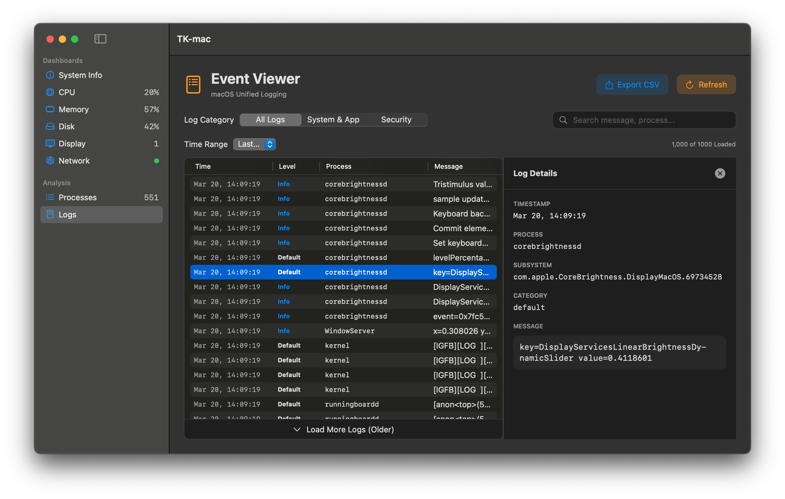 Security and Logs Preview